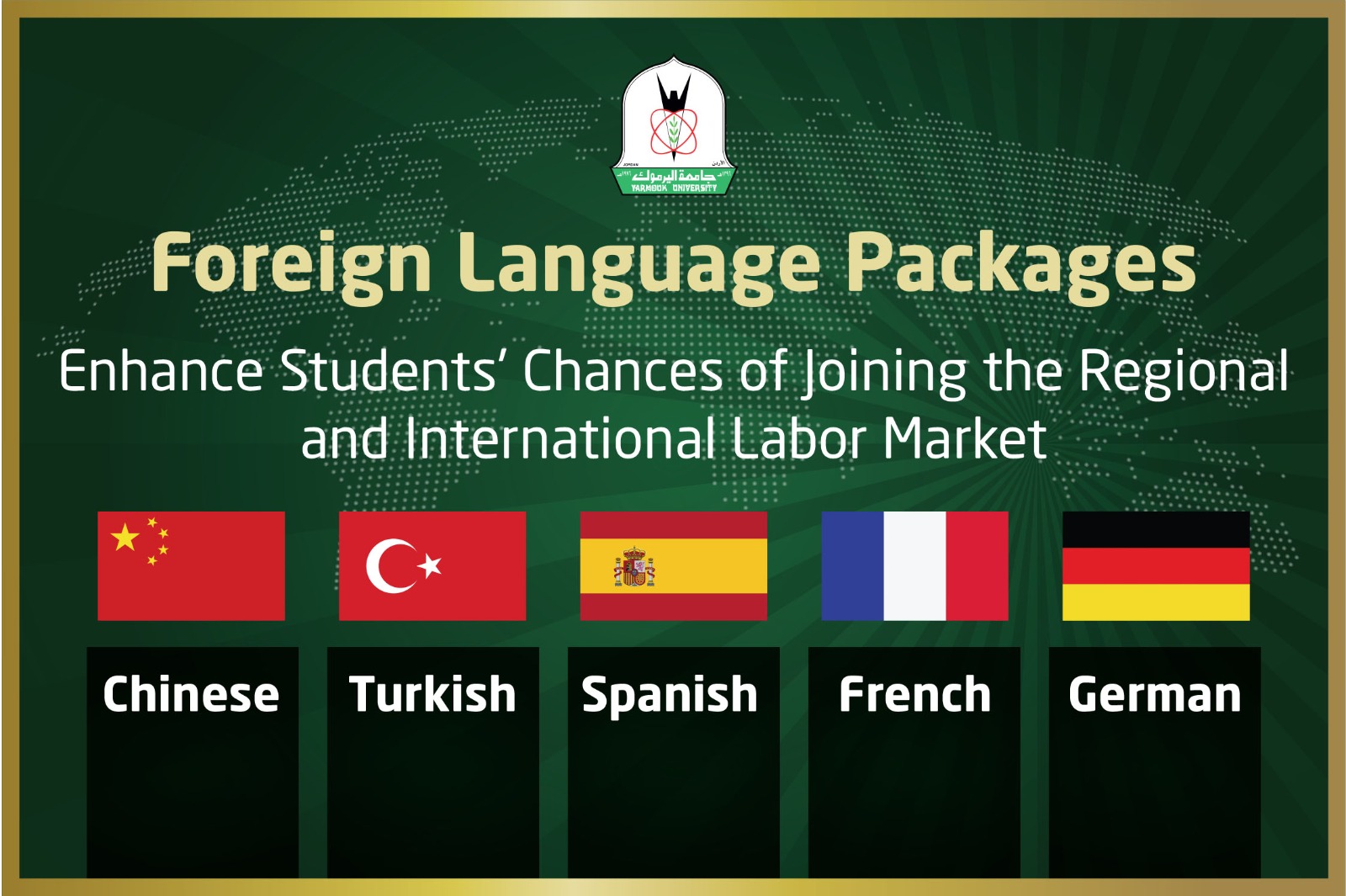 Yarmouk Offers Foreign Language Packages to Enhance Students' Chances of Joining the Regional and International Labor Market