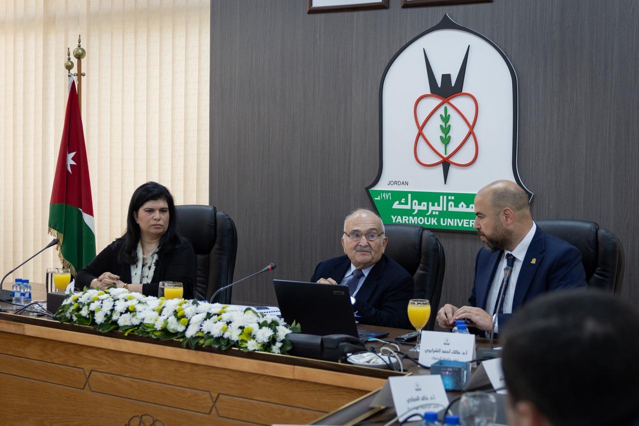 Prince El Hassan bin Talal visits Yarmouk University and emphasizes the importance of integration between industry and scientific research