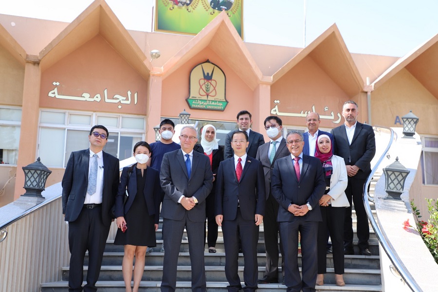 Massad and the Chinese Ambassador to Amman Discuss Enhancing Academic and Scientific Cooperation