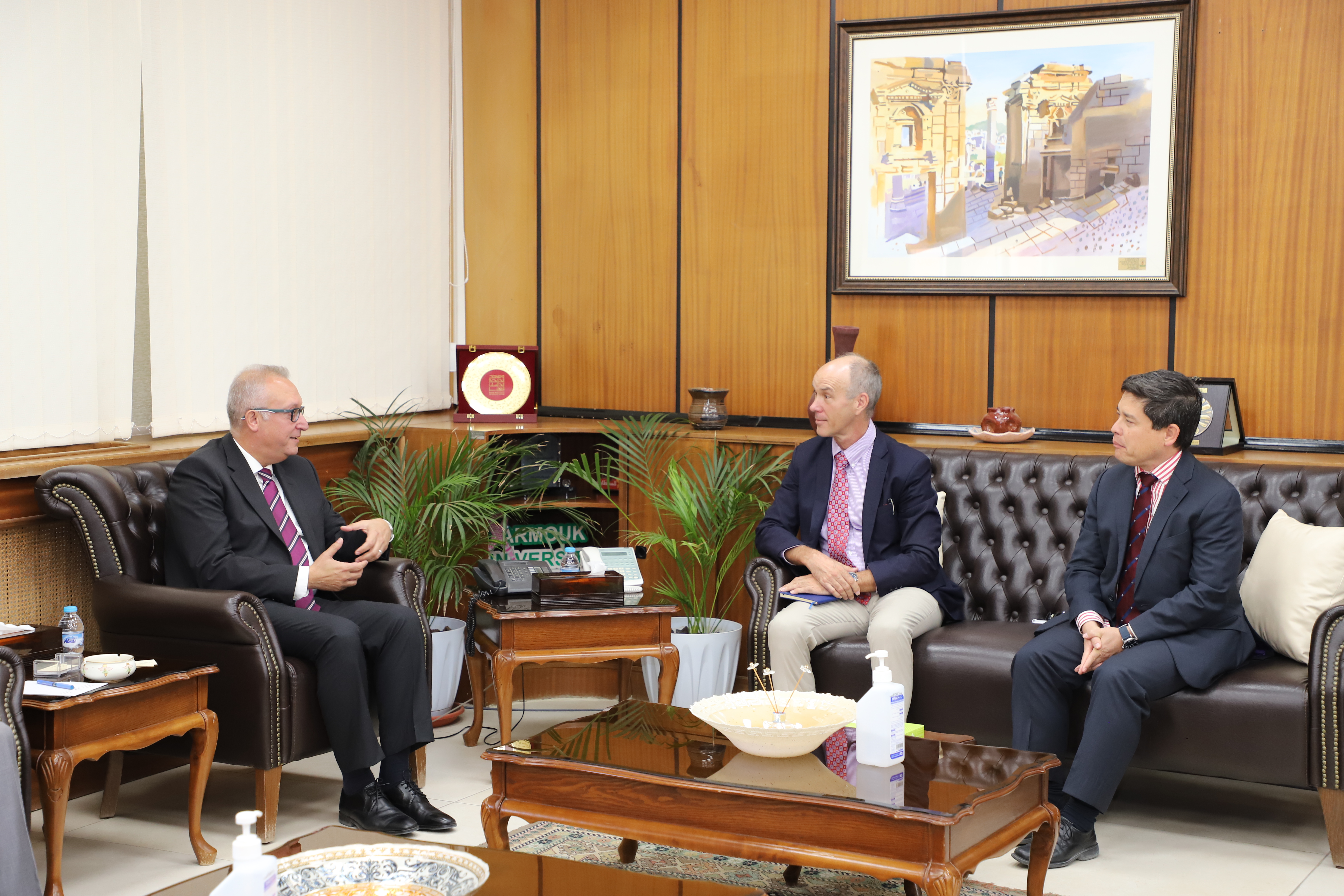 Signing a Memorandum of Understanding between Yarmouk and Fulbright