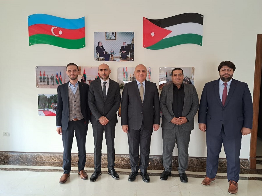 A Delegation from Yarmouk Meets the Azerbaijani Ambassador in Amman