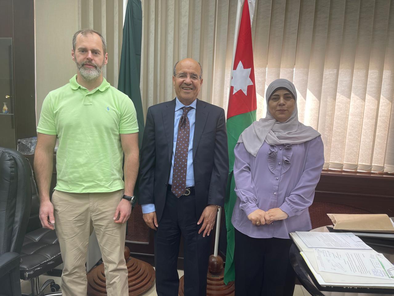 Discussing Cooperation with the Belgian University of Saint-Louis in the Field of Arabic for Non-Native Speakers