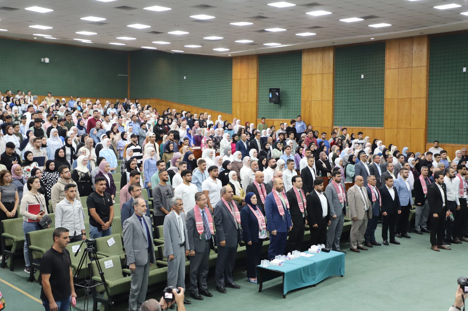 Al-Sharairi sponsors Yarmouk University’s ceremony welcoming new students for the 2025–2026 academic year.