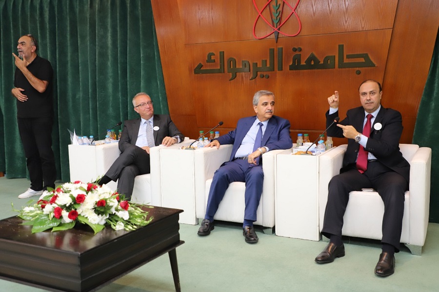 Abu Hammour and Al-Momani Participate in the Interactive Symposium: Yarmouk Success Stories