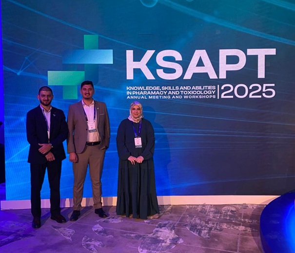 Yarmouk University Participates in the Proceedings of the Sixth International Conference on “Knowledge, Skills, and Competence in Pharmacy and Toxicology” in Saudi Arabia