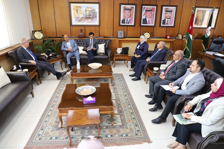 A Delegation from the USAID Visits Yarmouk