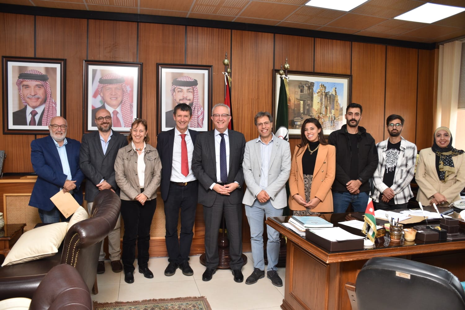 The Director of Aerial Photography Project in Jordan and Oman Visits Yarmouk