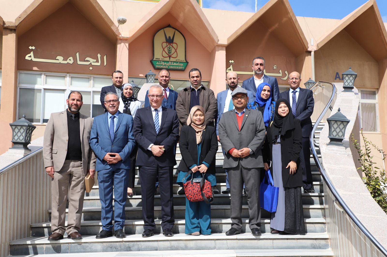 A Delegation from UCYP Visits Yarmouk