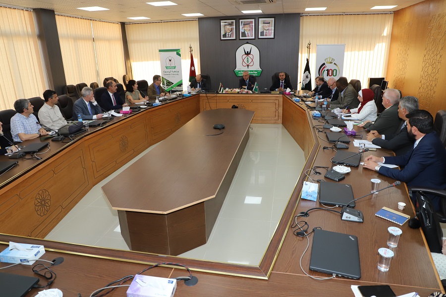 A Delegation from the US-Jordanian University Cooperation Network Visits Yarmouk