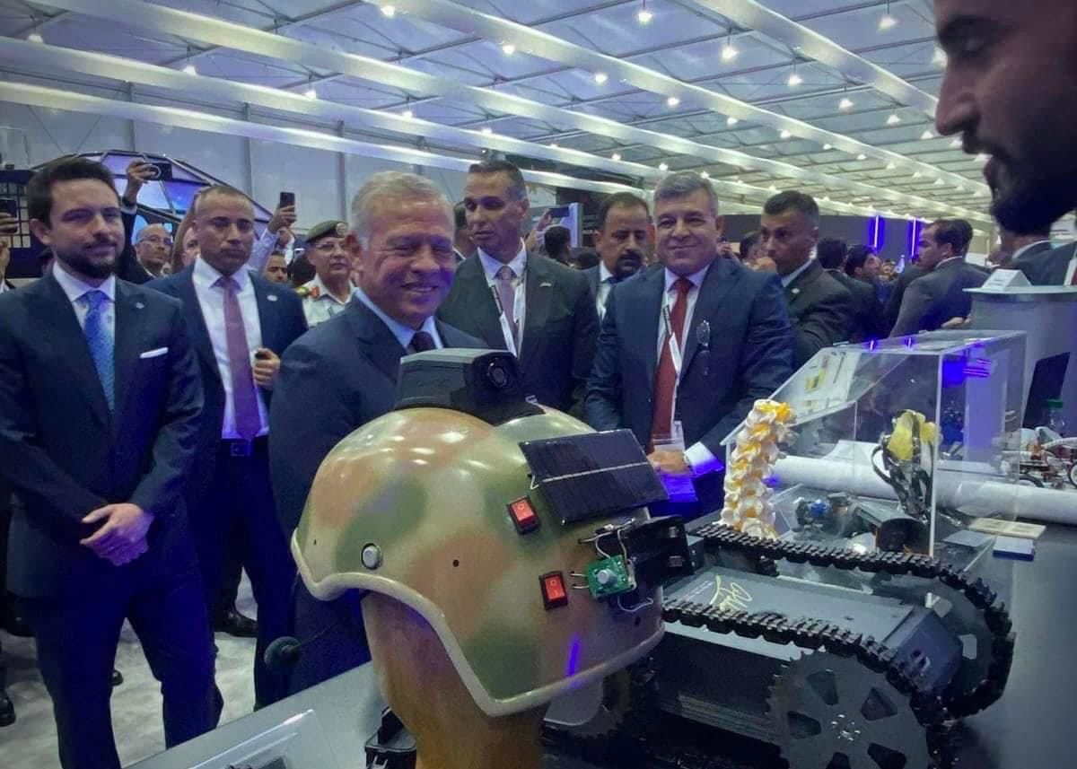 "حجاوي اليرموك" تشارك بمشروعين طلابيين في معرض سوفكس العسكري 2024- صور