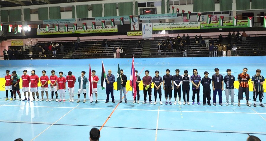 "اليرموك": "الجالية الاندونيسية" بطلا لخماسيات كرة القدم للطلبة الدوليين