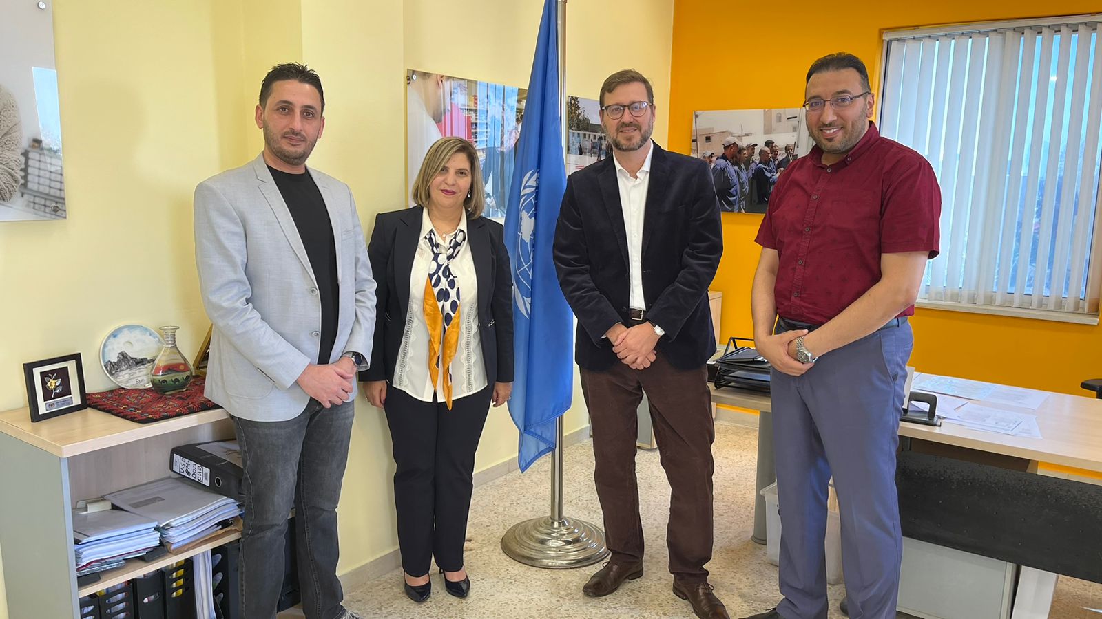"مركز اللاجئين" يبحث تعزيز الشراكة مع مكتب الأونروا ودائرة الشؤون الفلسطينية