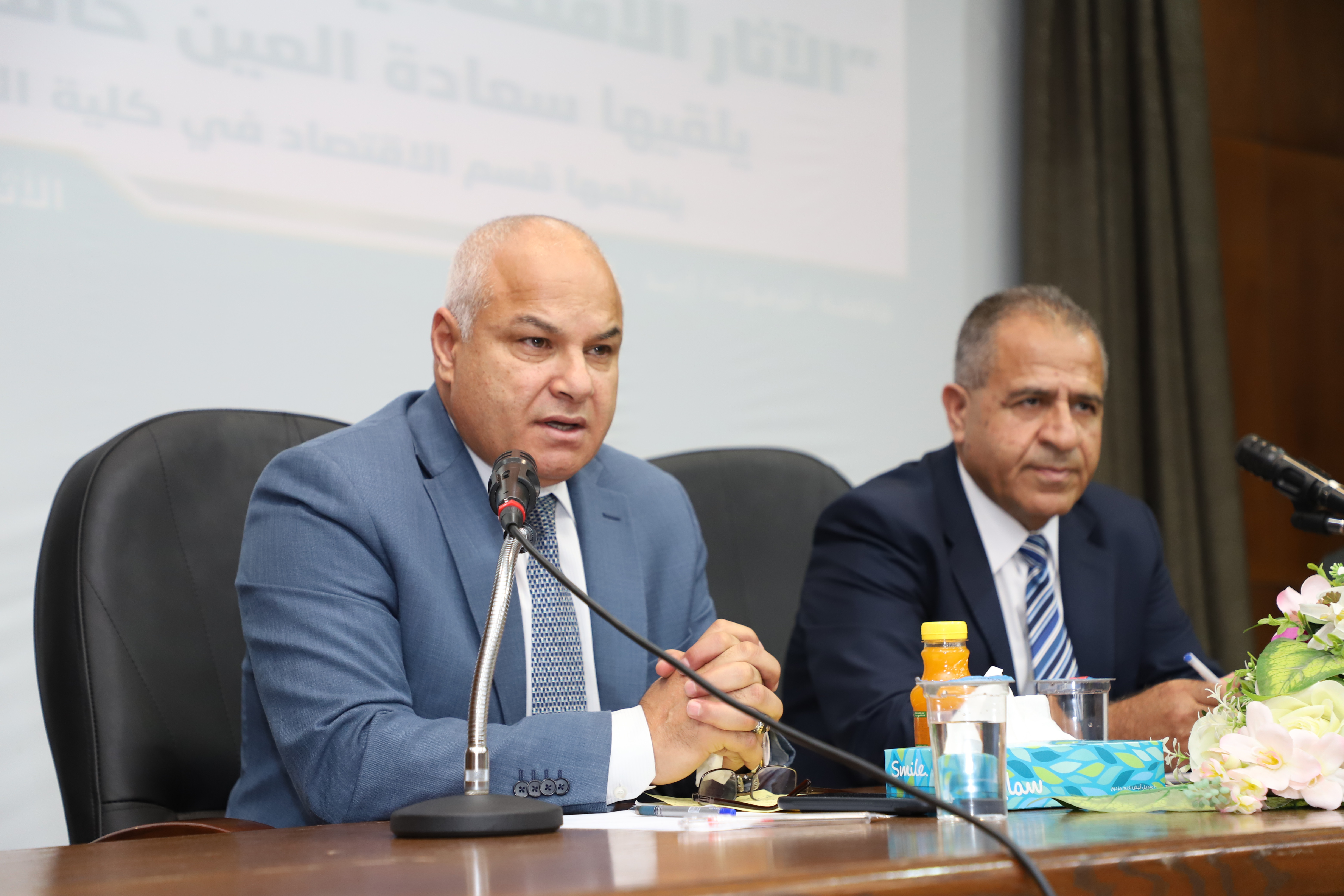 "اليرموك" تنظم محاضرة حول "الآثار الاقتصادية للحرب على غزة"