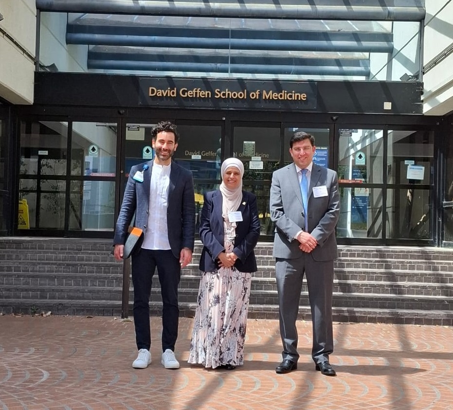بحث آليات تفعيل اتفاقية التبادل الطلابي بين "طب اليرموك" وجامعة كاليفورنيا لوس أنجلوس الأمريكية (UCLA)