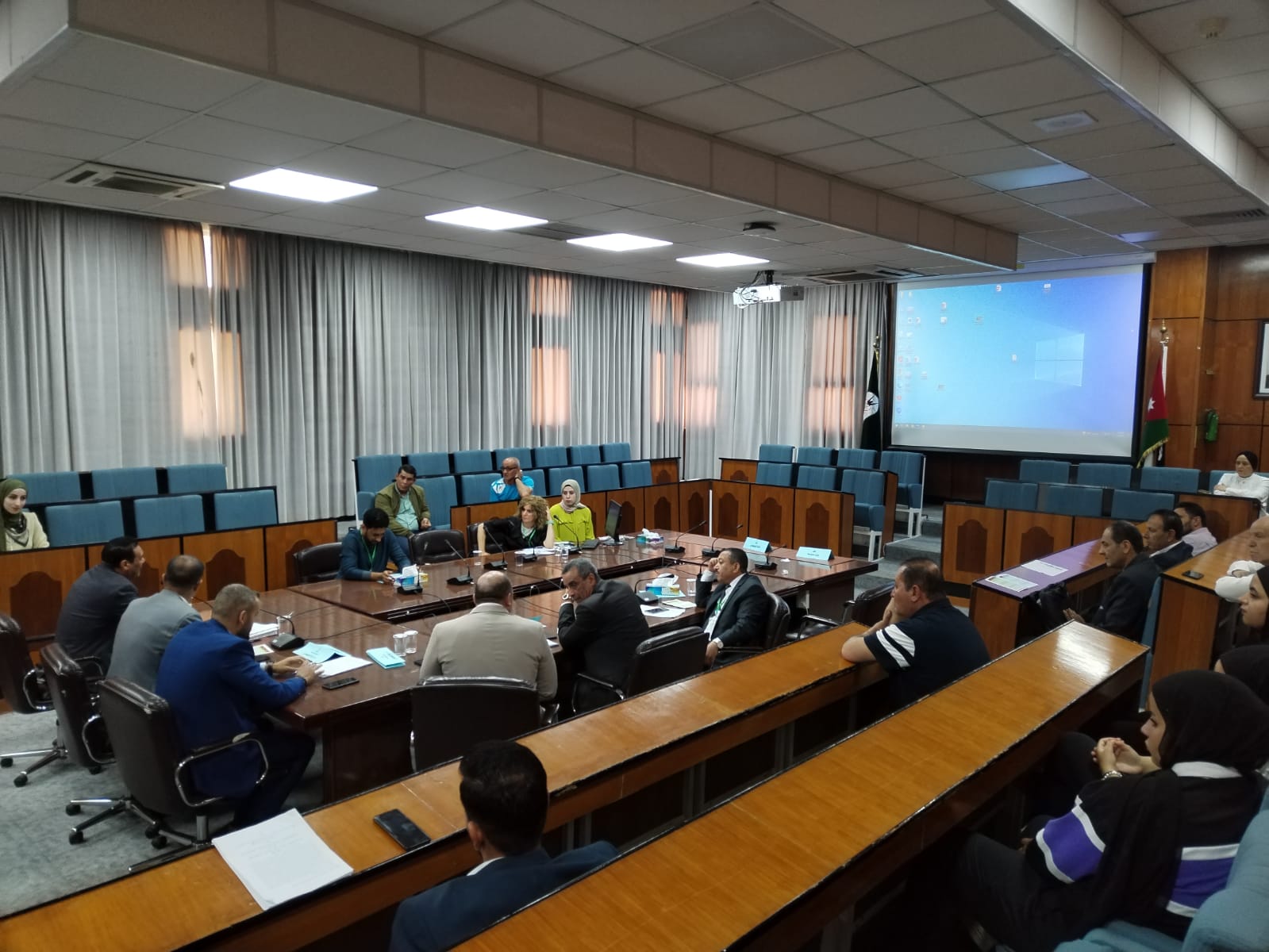 مؤتمر كلية التربية الرياضية يواصل أعماله البحثية وجلساته العلمية