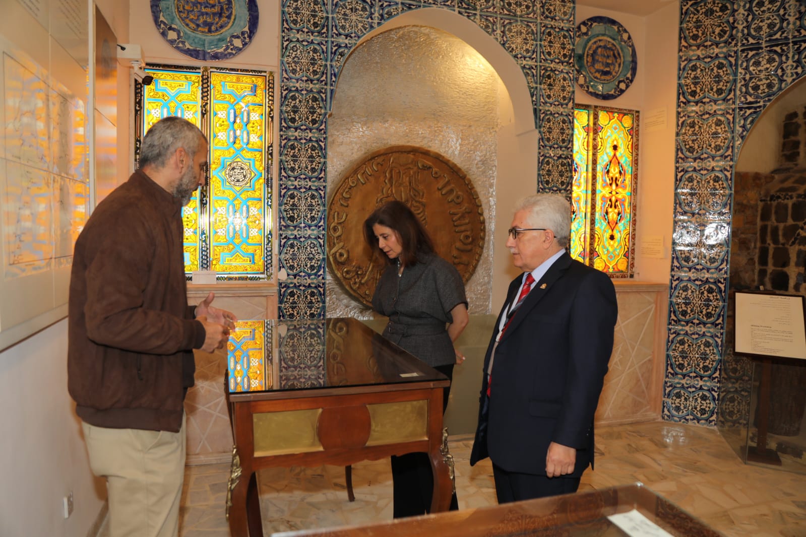 الأميرة دانا فراس تزور