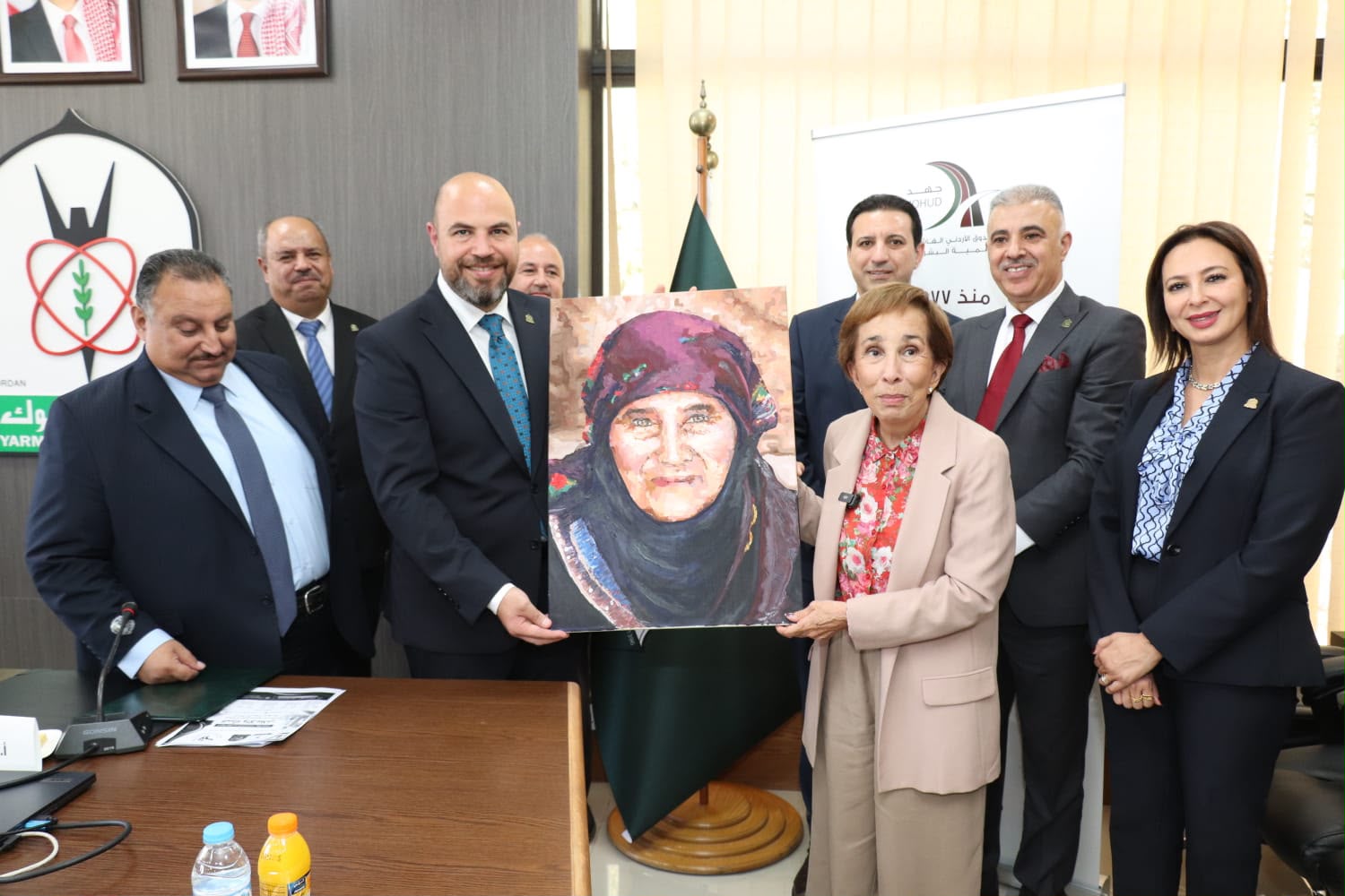 محطة تكريمية بحضور صاحبة السمو الملكي الأميرة بسمة بنت طلال في جامعة اليرموك
